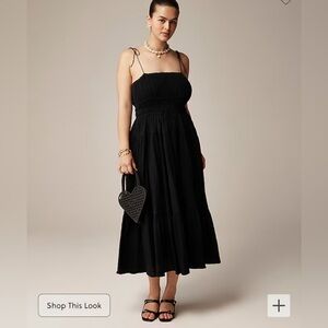 Clio dress in textured gauze NWT